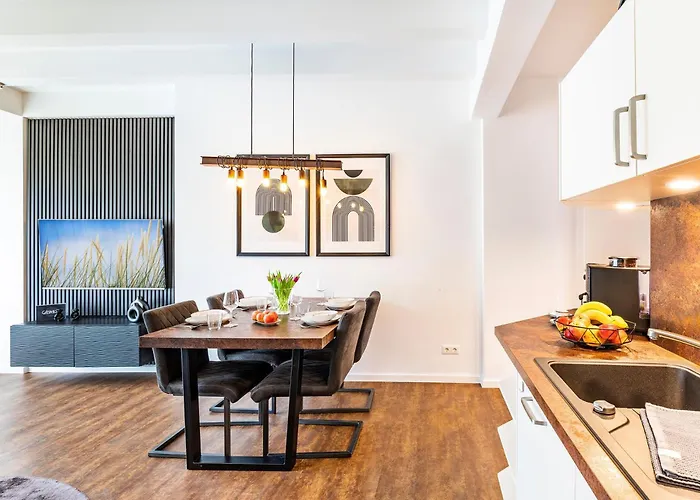 Apartment Prora - Auf Der Seeseite Mit Terrasse, Meerblick Und Waschmaschine - Smaragd Binz